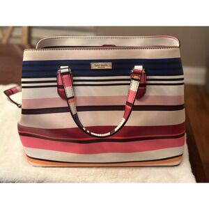 Kate Spade Striped Shoulder Bag